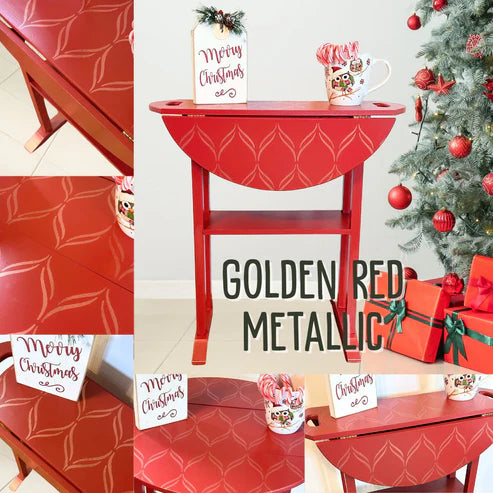 Golden Red Metals Paint